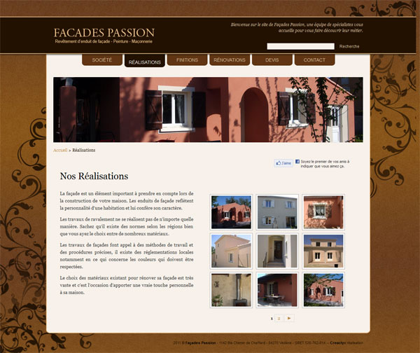 Aperçu du projet : Façades Passion